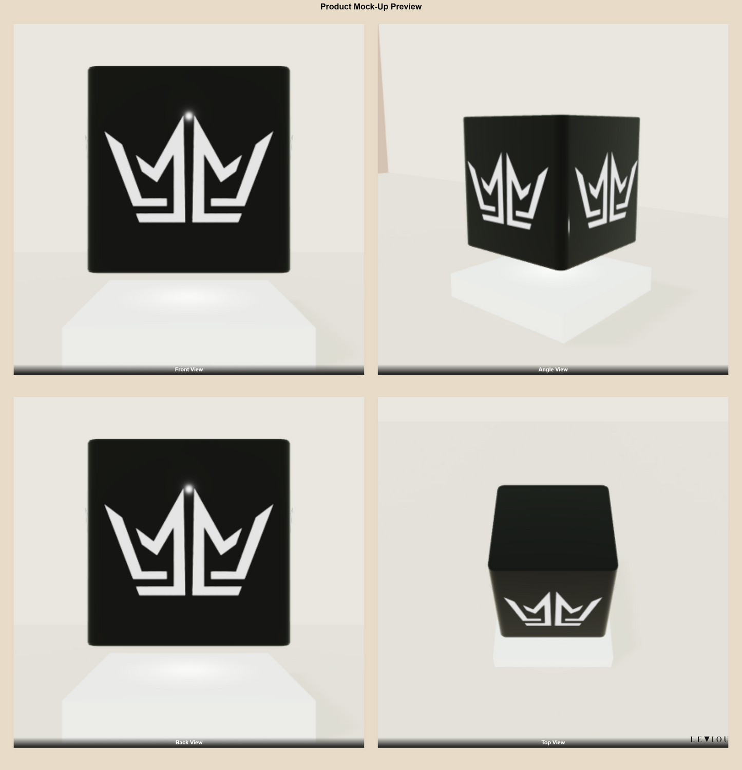 Leviou™ Custom Logo – Your Brand in Zero Gravity